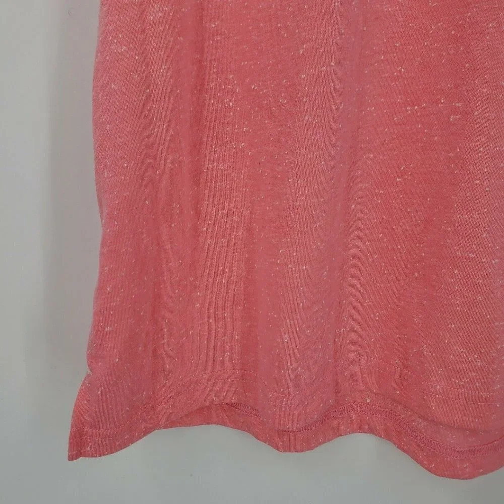 Cotton Emporium Short Sleeve Speckled Pink T-Shirt - Picture 3 of 8
